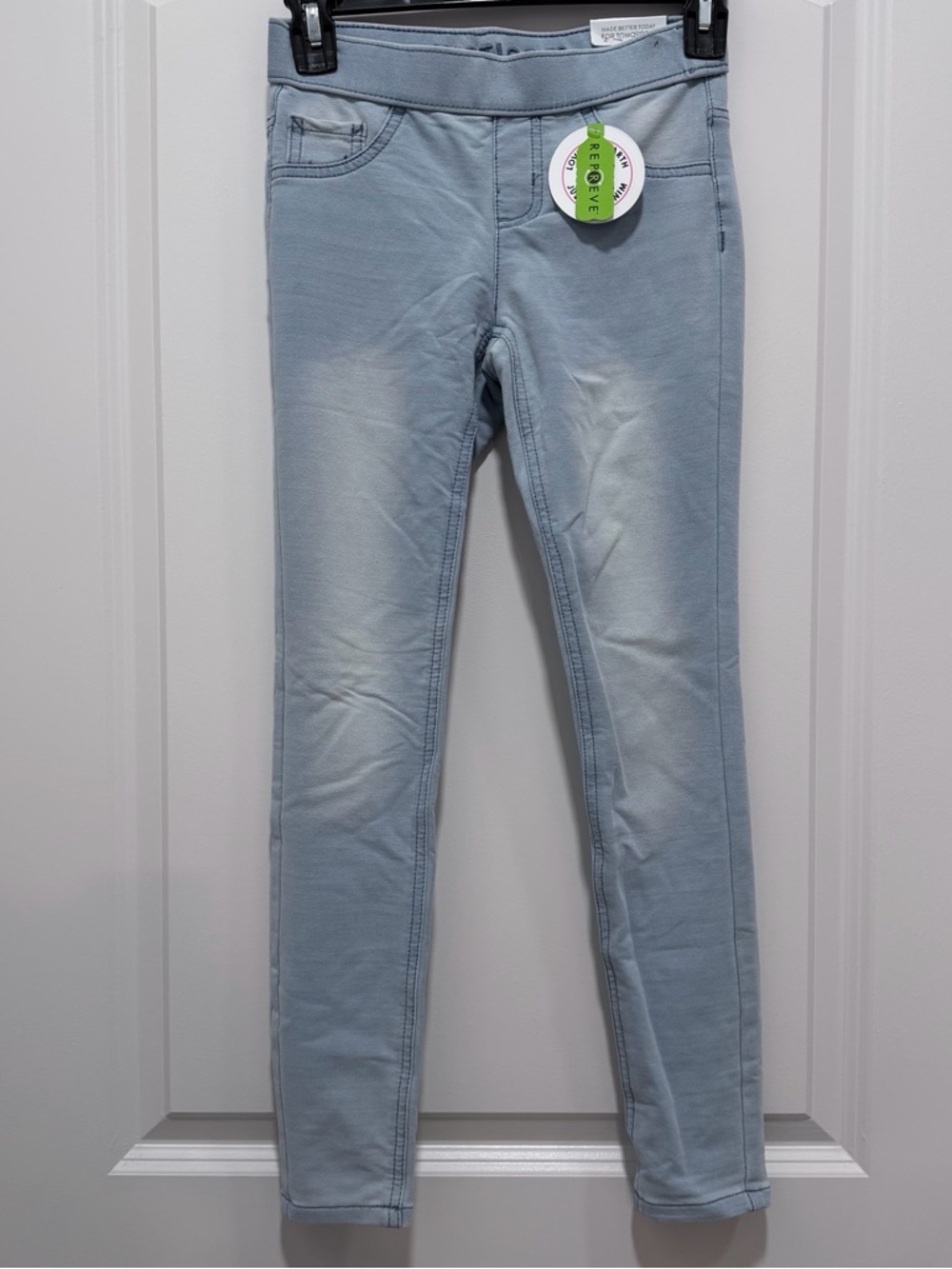 NWT Justice Light Blue Skinny Legging Jeans for Kids Girls Size 10
